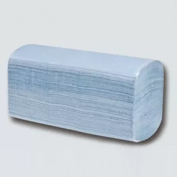 Blauwe Z-voudige handdoeken